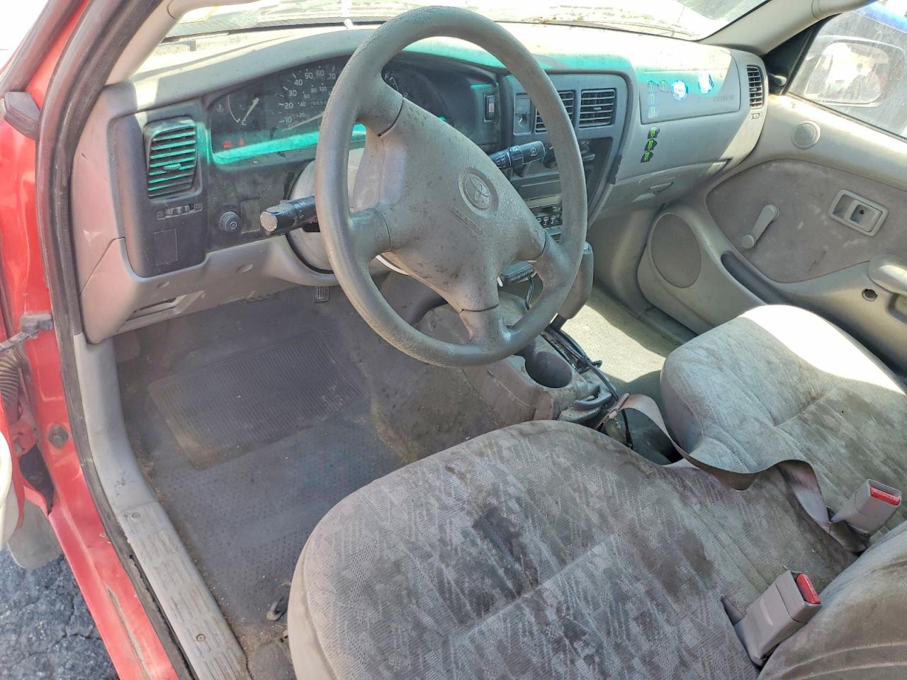 2003 Toyota Tacoma Base Red vin: 5TENL42N63Z286258