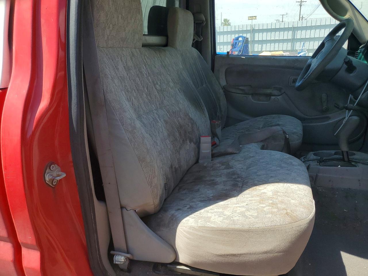 2003 Toyota Tacoma Base Red vin: 5TENL42N63Z286258