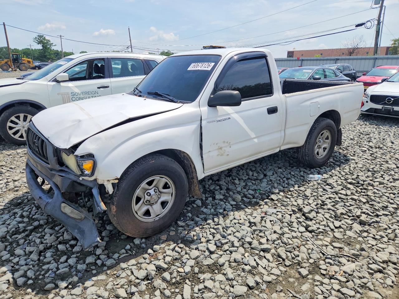 2004 Toyota Tacoma Base White vin: 5TENL42N74Z362040