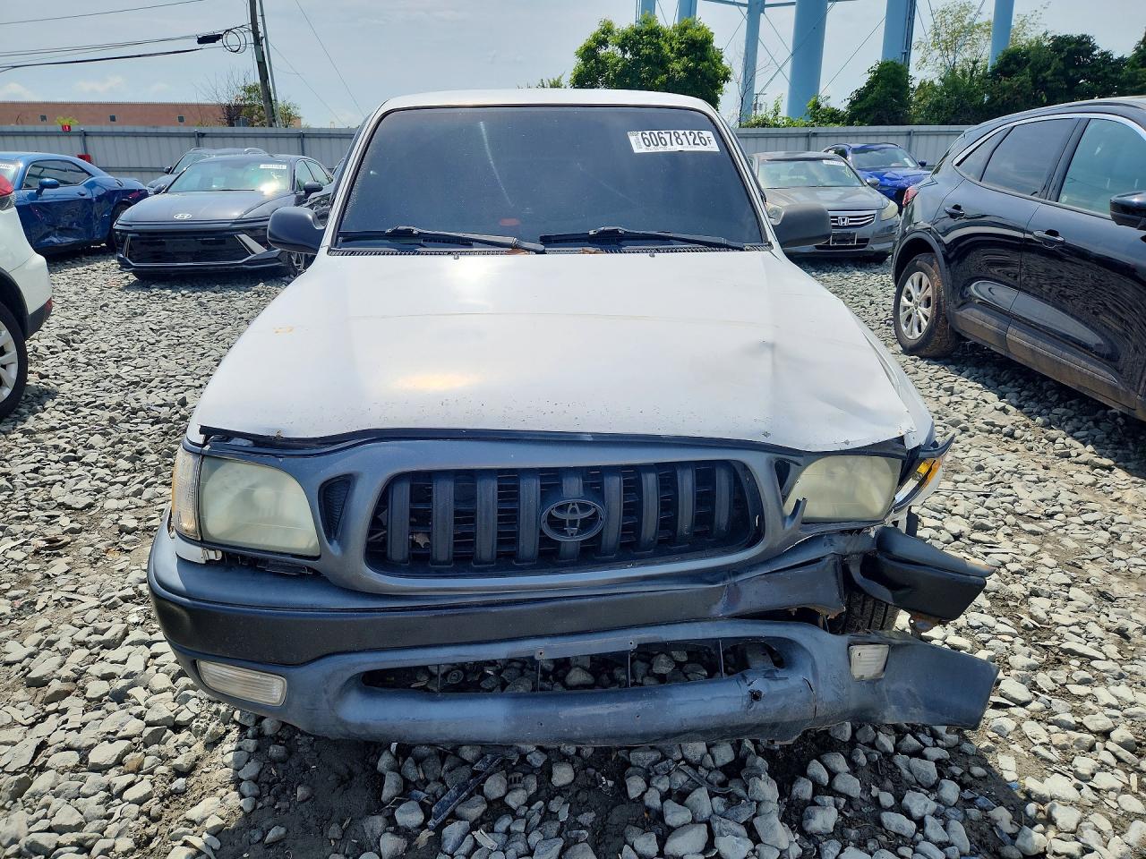 2004 Toyota Tacoma Base White vin: 5TENL42N74Z362040