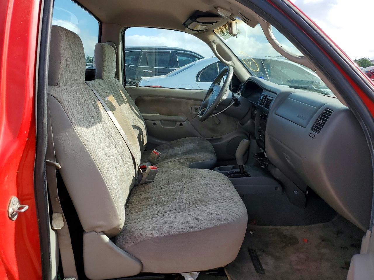 2004 Toyota Tacoma Base Red vin: 5TENL42N74Z382708