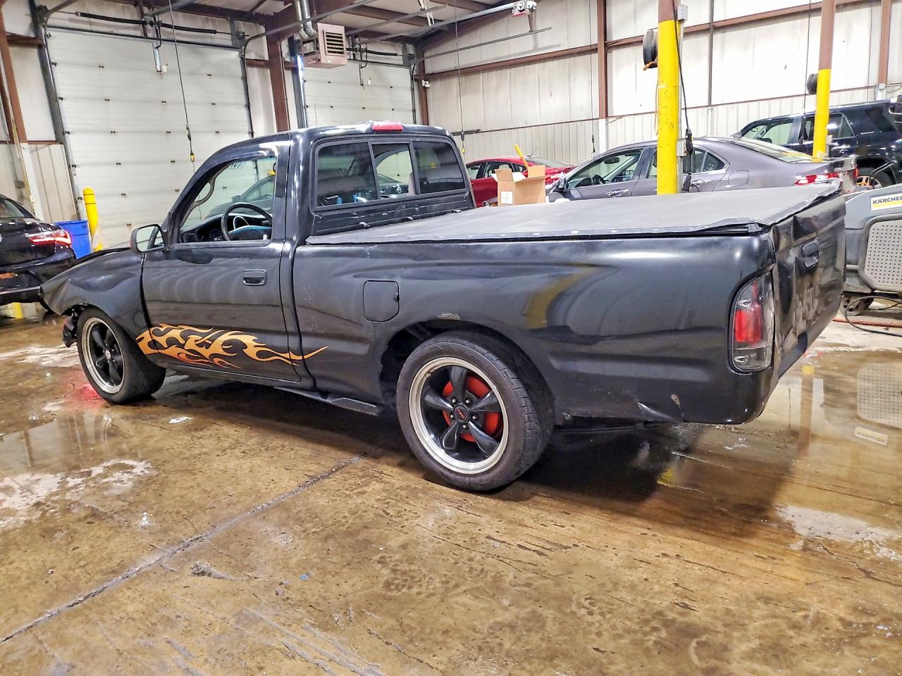 2004 Toyota Tacoma Base Black vin: 5TENL42N74Z384281