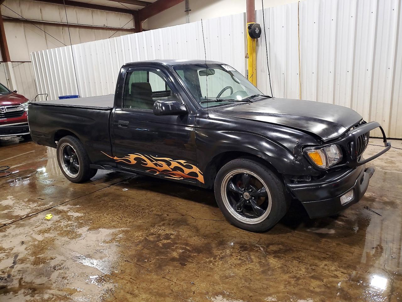 2004 Toyota Tacoma Base Black vin: 5TENL42N74Z384281