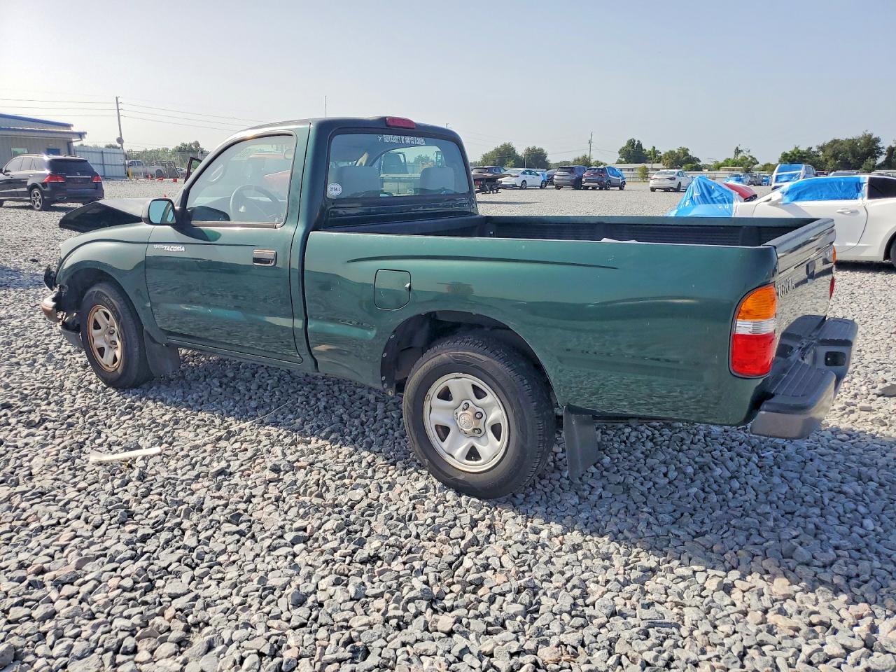 2002 Toyota Tacoma Green vin: 5TENL42N82Z144511