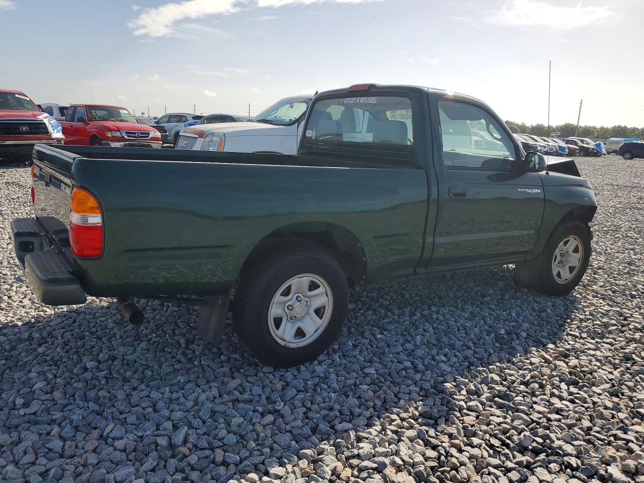 2002 Toyota Tacoma Green vin: 5TENL42N82Z144511