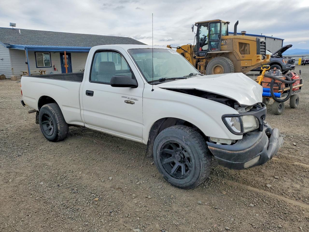 2003 Toyota Tacoma Base White vin: 5TENL42N83Z198697