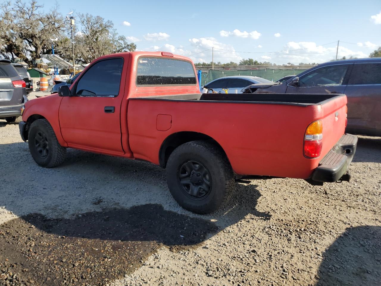 2002 Toyota Tacoma Red vin: 5TENL42N92Z120444