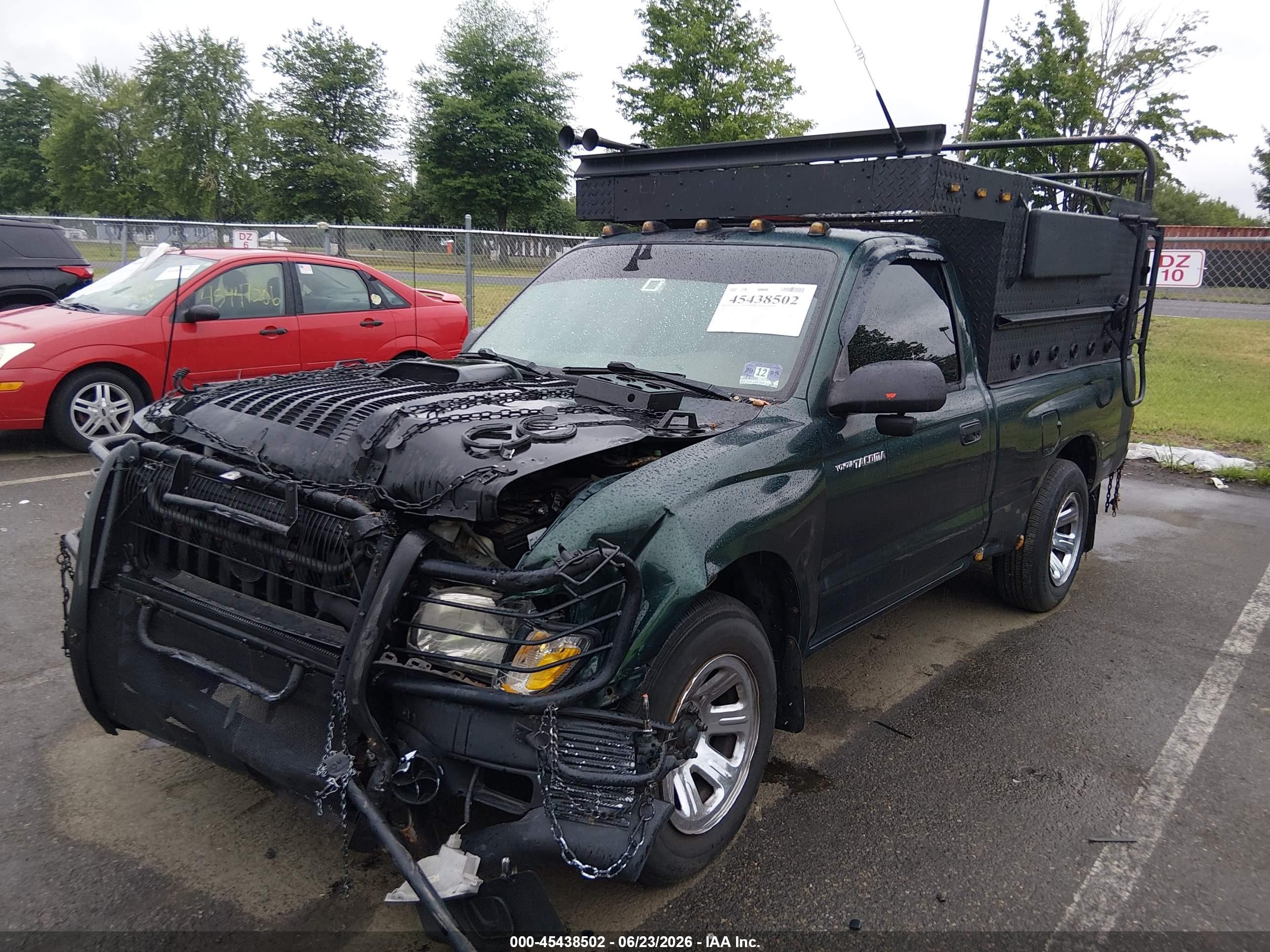 2001 Toyota Tacoma   Green vin: 5TENL42NX1Z859952