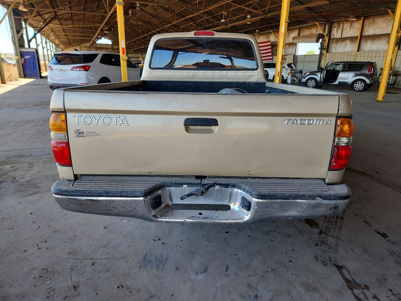 2002 Toyota Tacoma Base Gold vin: 5TENL42NX2Z040599