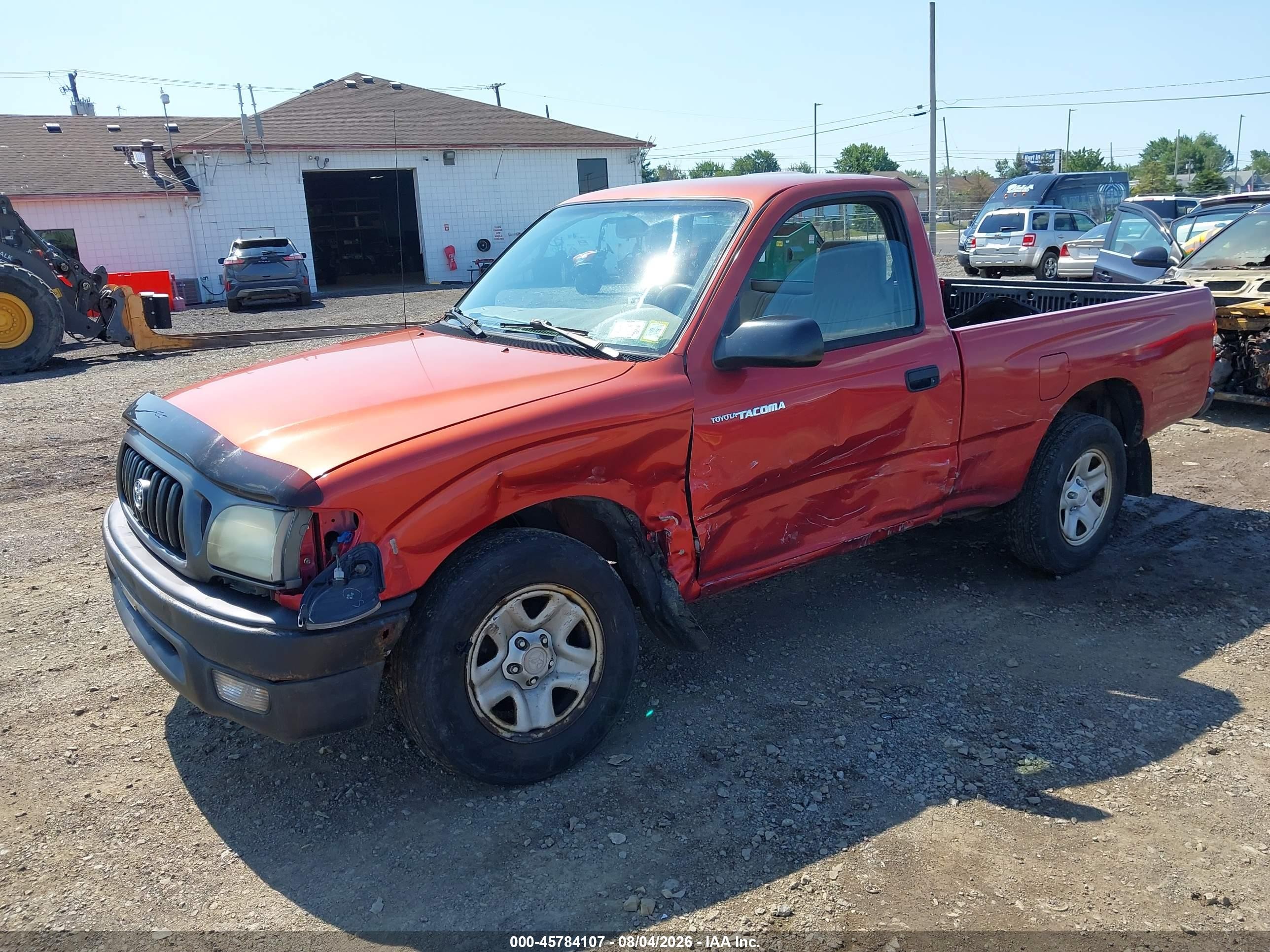 2003 Toyota Tacoma   Red vin: 5TENL42NX3Z302722