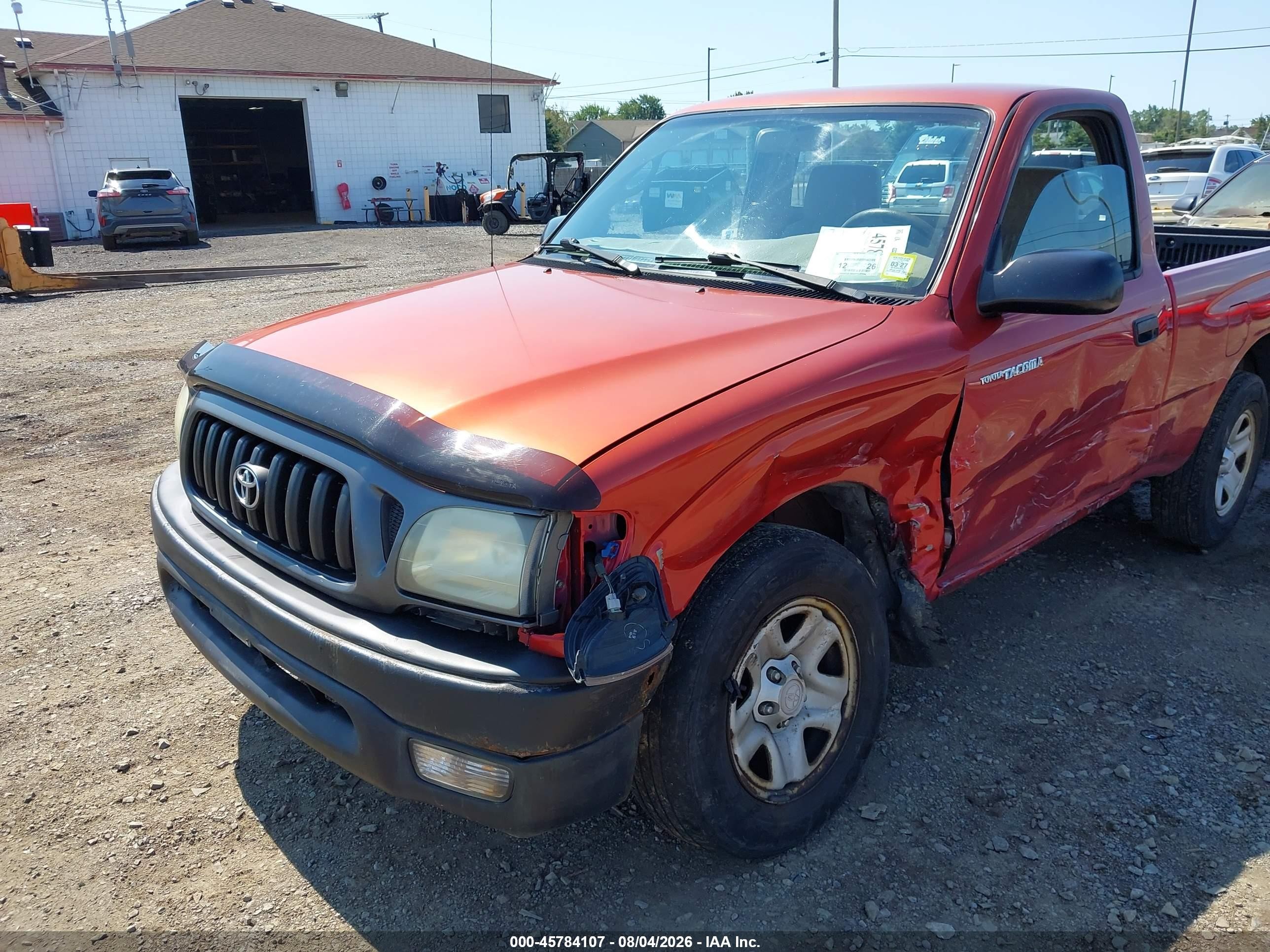 2003 Toyota Tacoma   Red vin: 5TENL42NX3Z302722