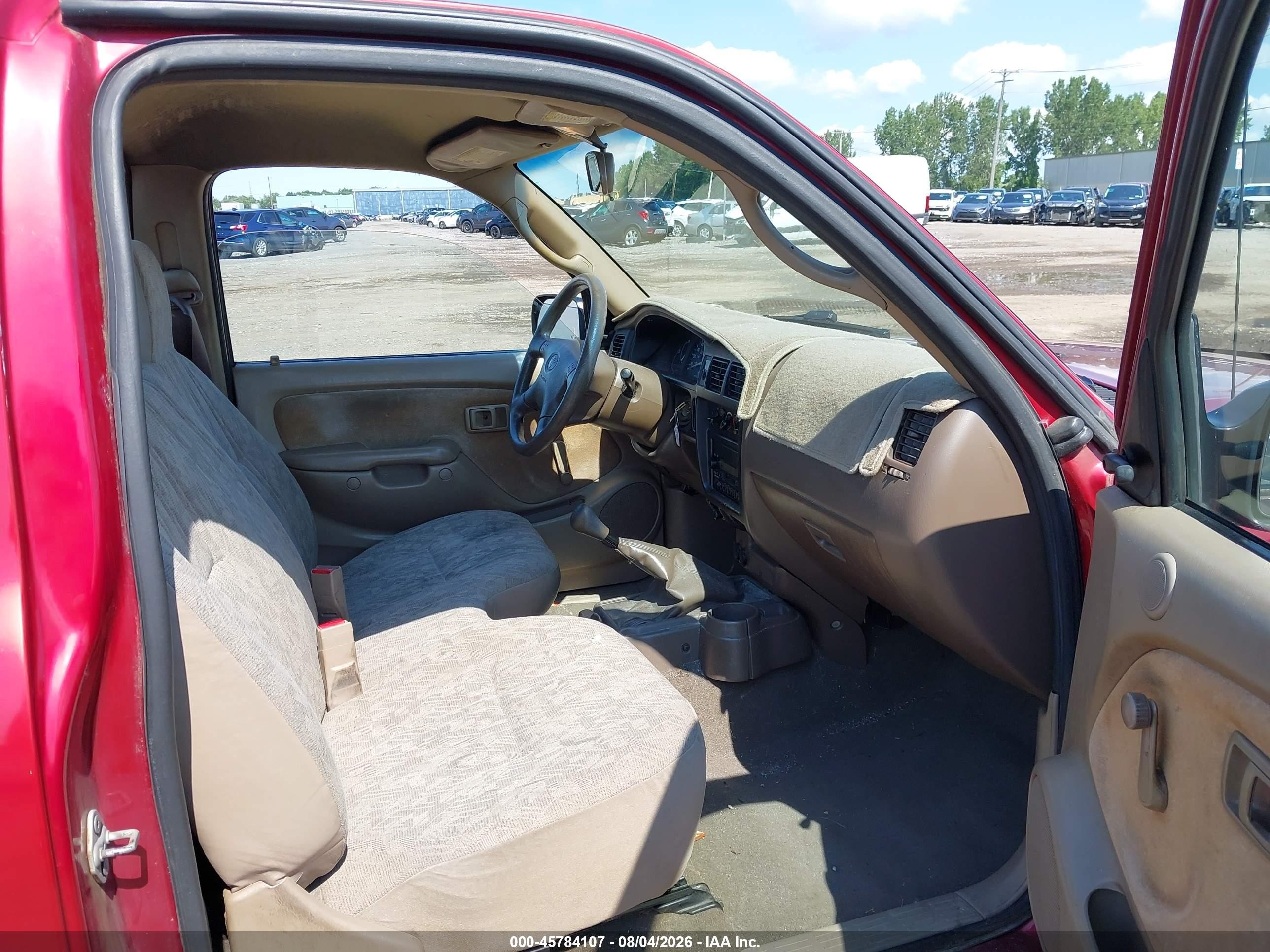 2003 Toyota Tacoma   Red vin: 5TENL42NX3Z302722