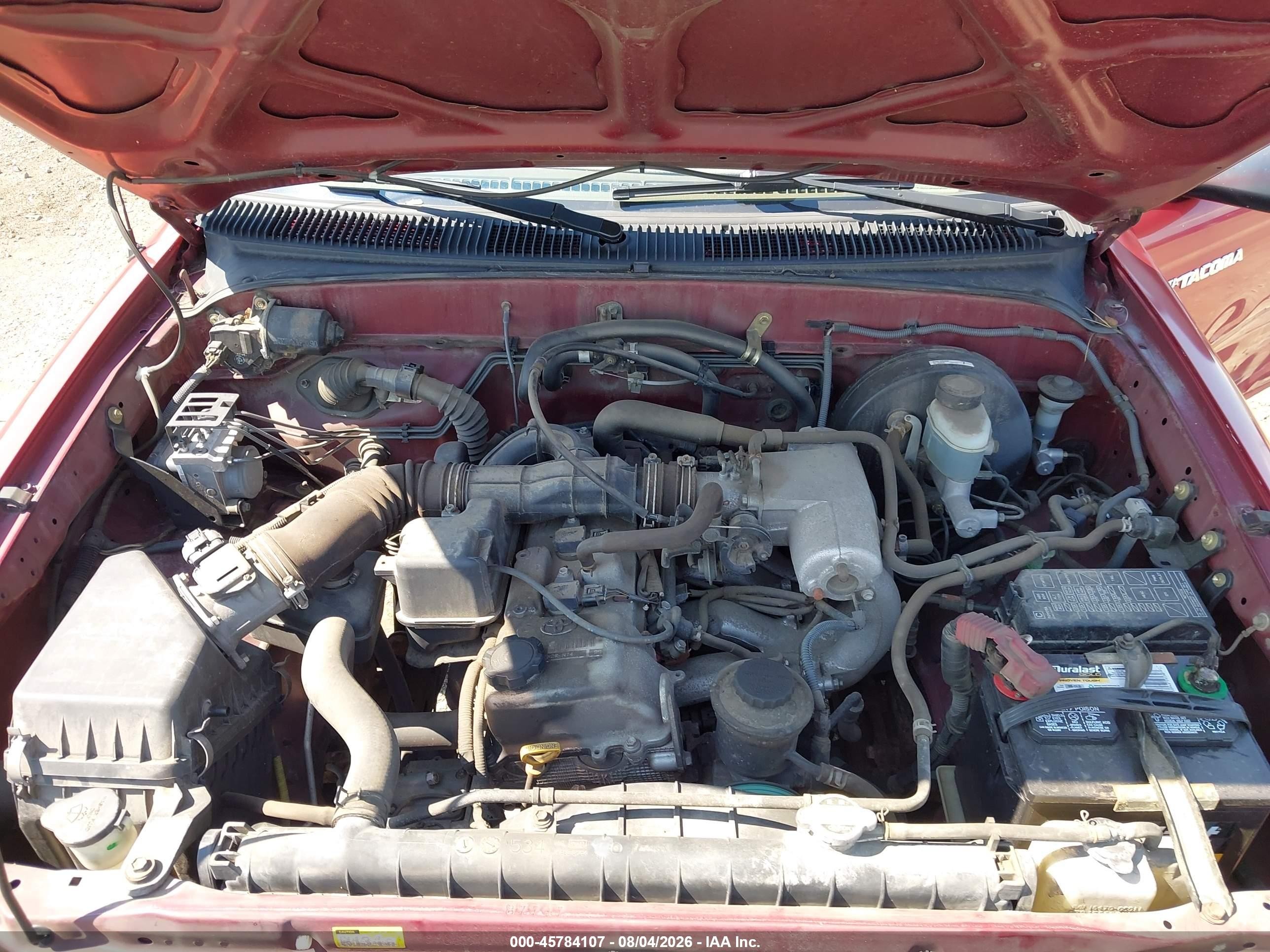 2003 Toyota Tacoma   Red vin: 5TENL42NX3Z302722