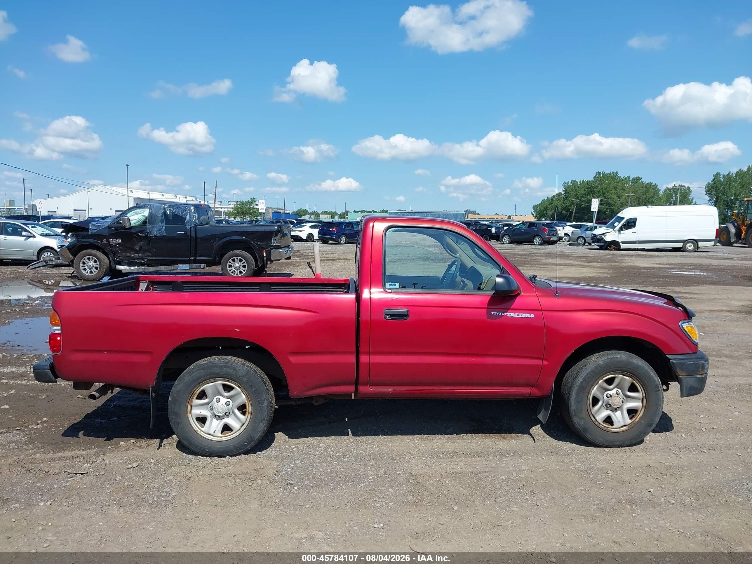 2003 Toyota Tacoma   Red vin: 5TENL42NX3Z302722