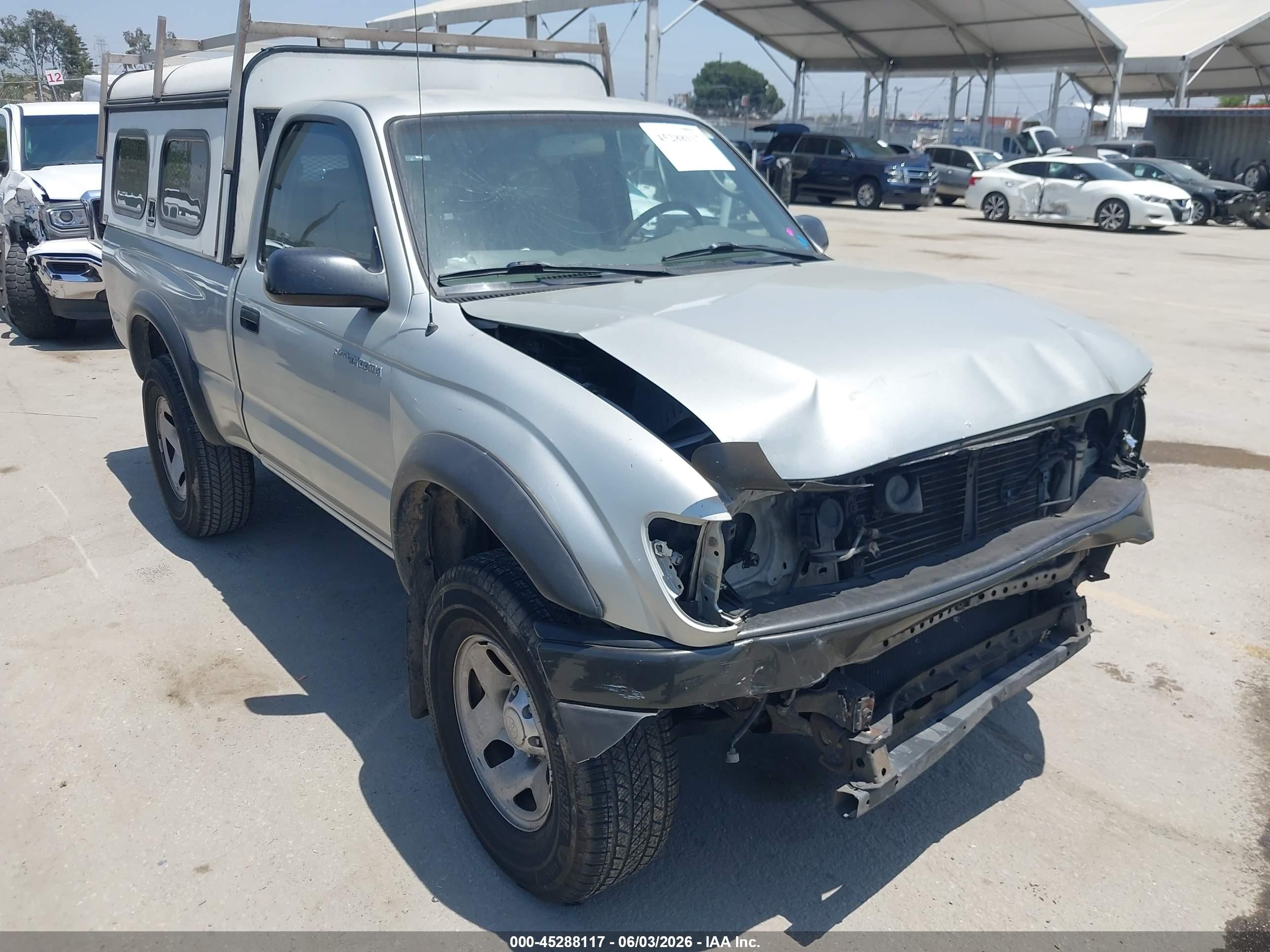 2003 Toyota Tacoma Prerunner Серебряный vin: 5TENM92N03Z211615