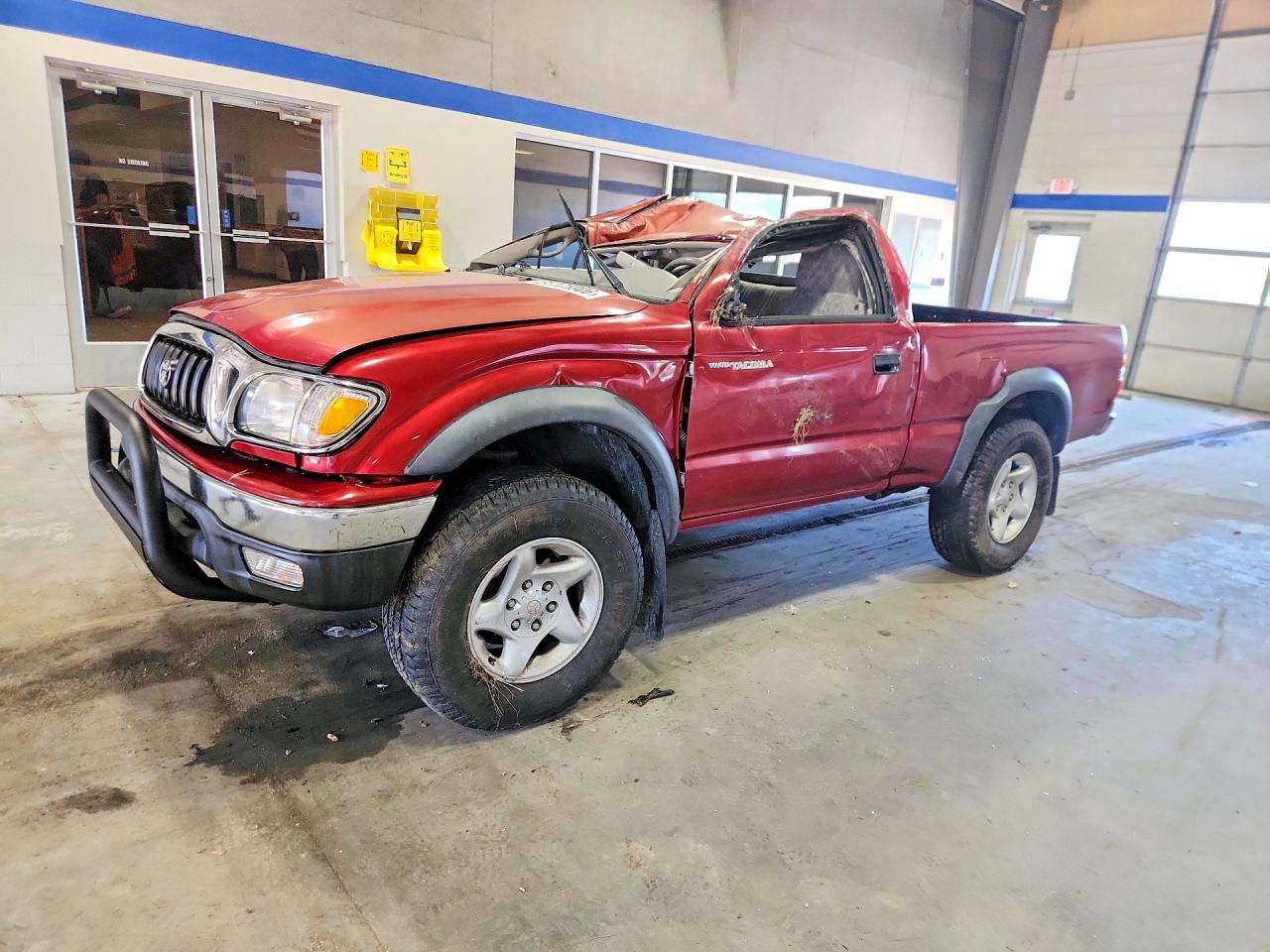 2004 Toyota Tacoma Prerunner Red vin: 5TENM92N04Z324661