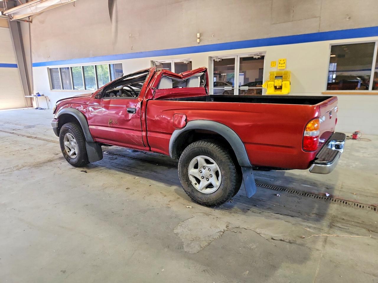 2004 Toyota Tacoma Prerunner Red vin: 5TENM92N04Z324661