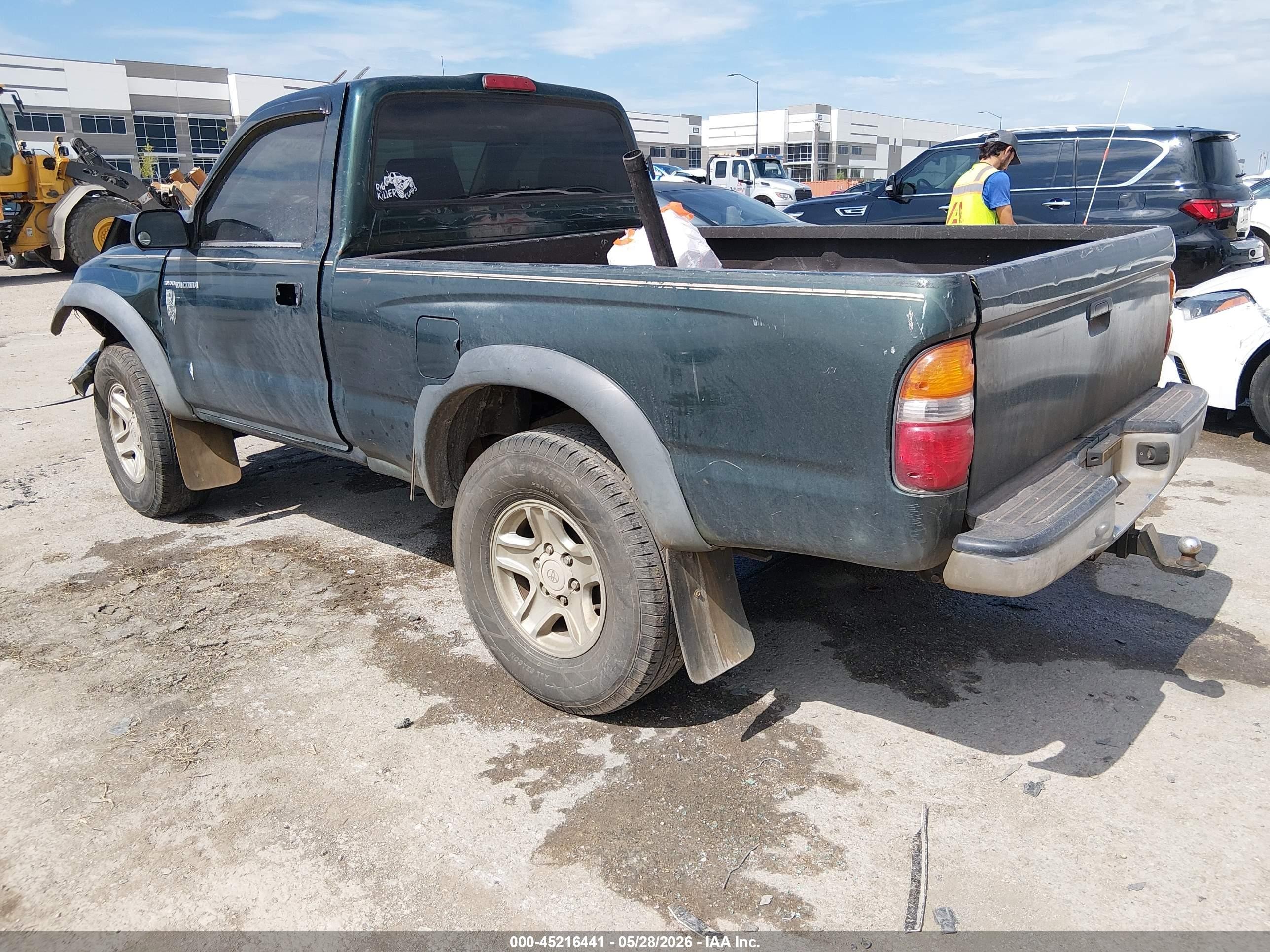 2001 Toyota Tacoma Prerunner Green vin: 5TENM92N51Z796902
