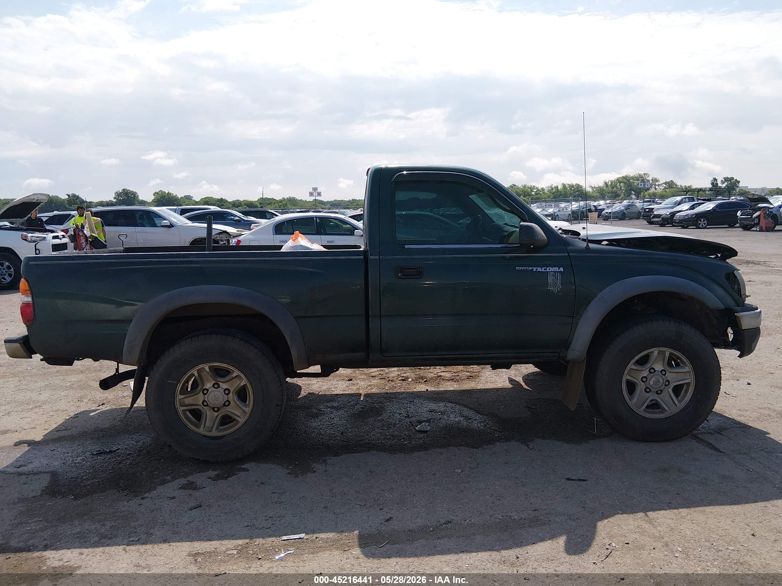2001 Toyota Tacoma Prerunner Green vin: 5TENM92N51Z796902