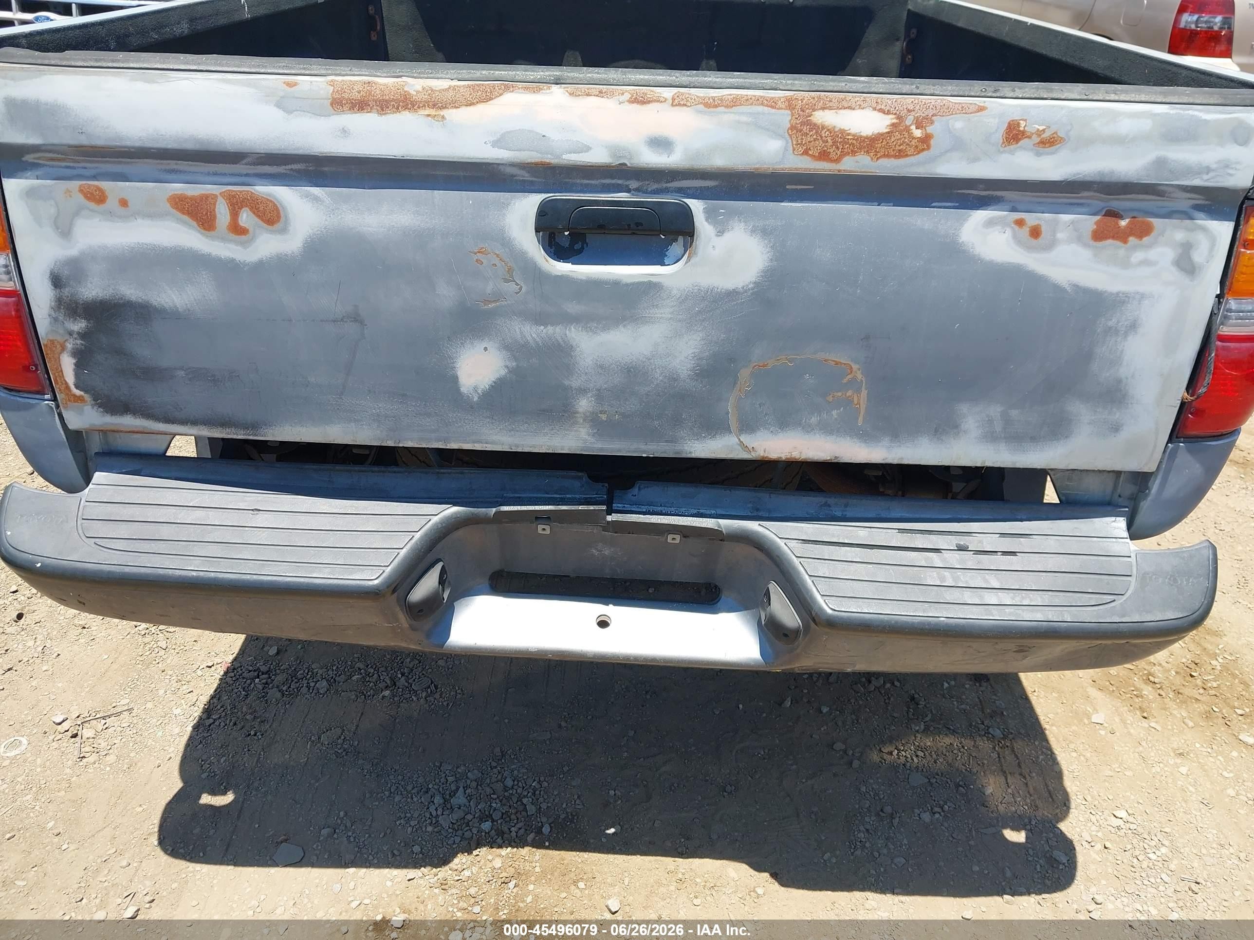 2002 Toyota Tacoma Prerunner Gray vin: 5TENM92N52Z088330