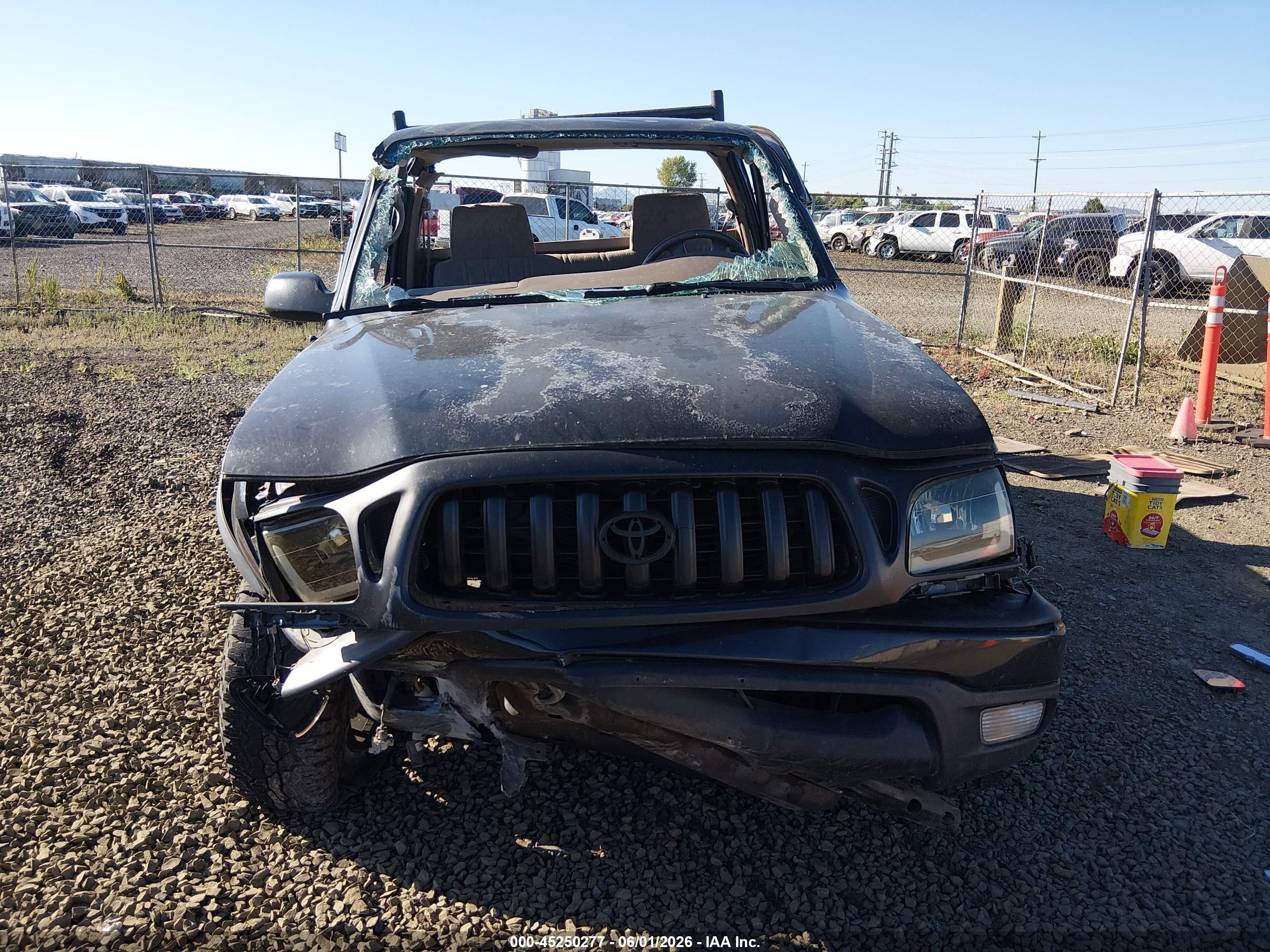 2001 Toyota Tacoma Prerunner Black vin: 5TENM92N71Z733509
