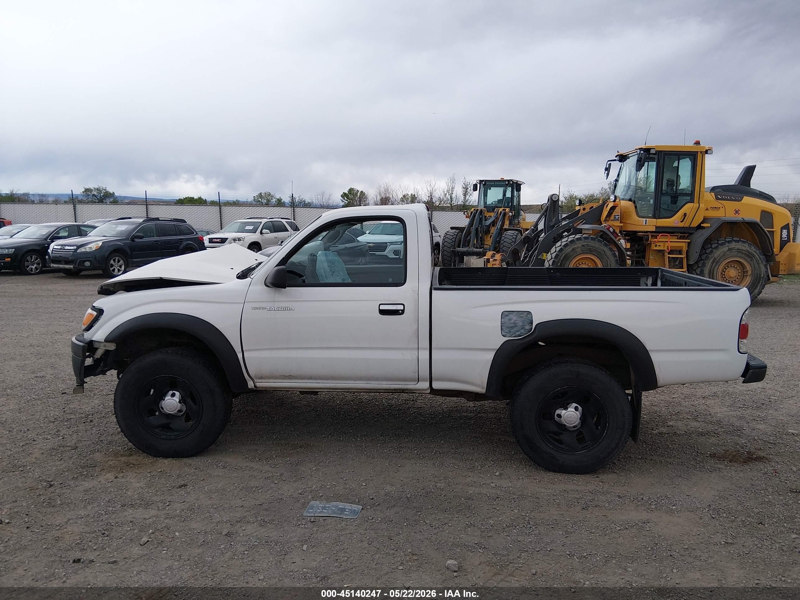 2001 Toyota Tacoma Prerunner White vin: 5TENM92N71Z769636