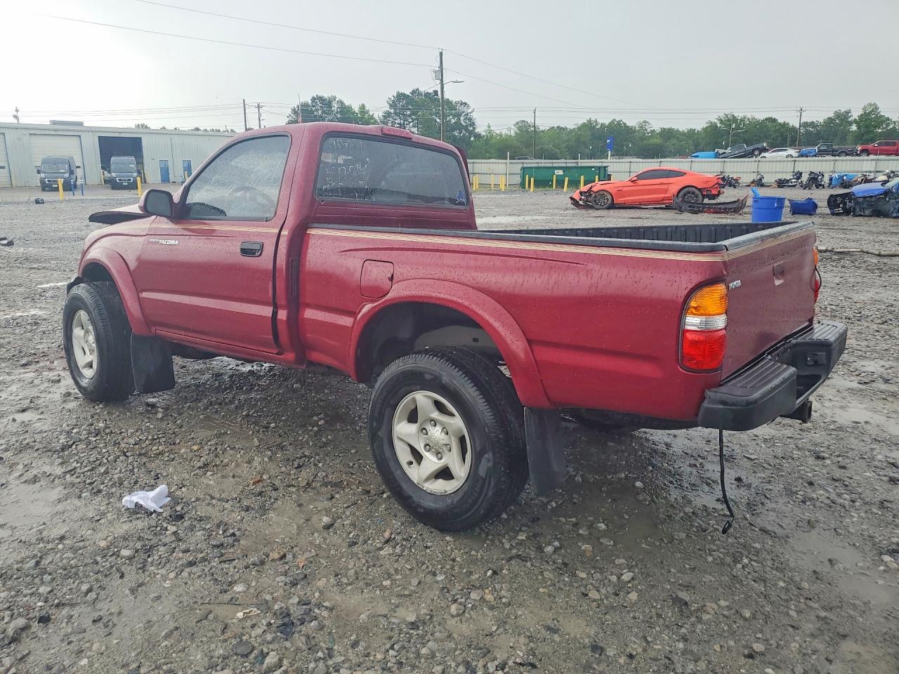 2001 Toyota Tacoma Prerunner Burgundy vin: 5TENM92N81Z879739