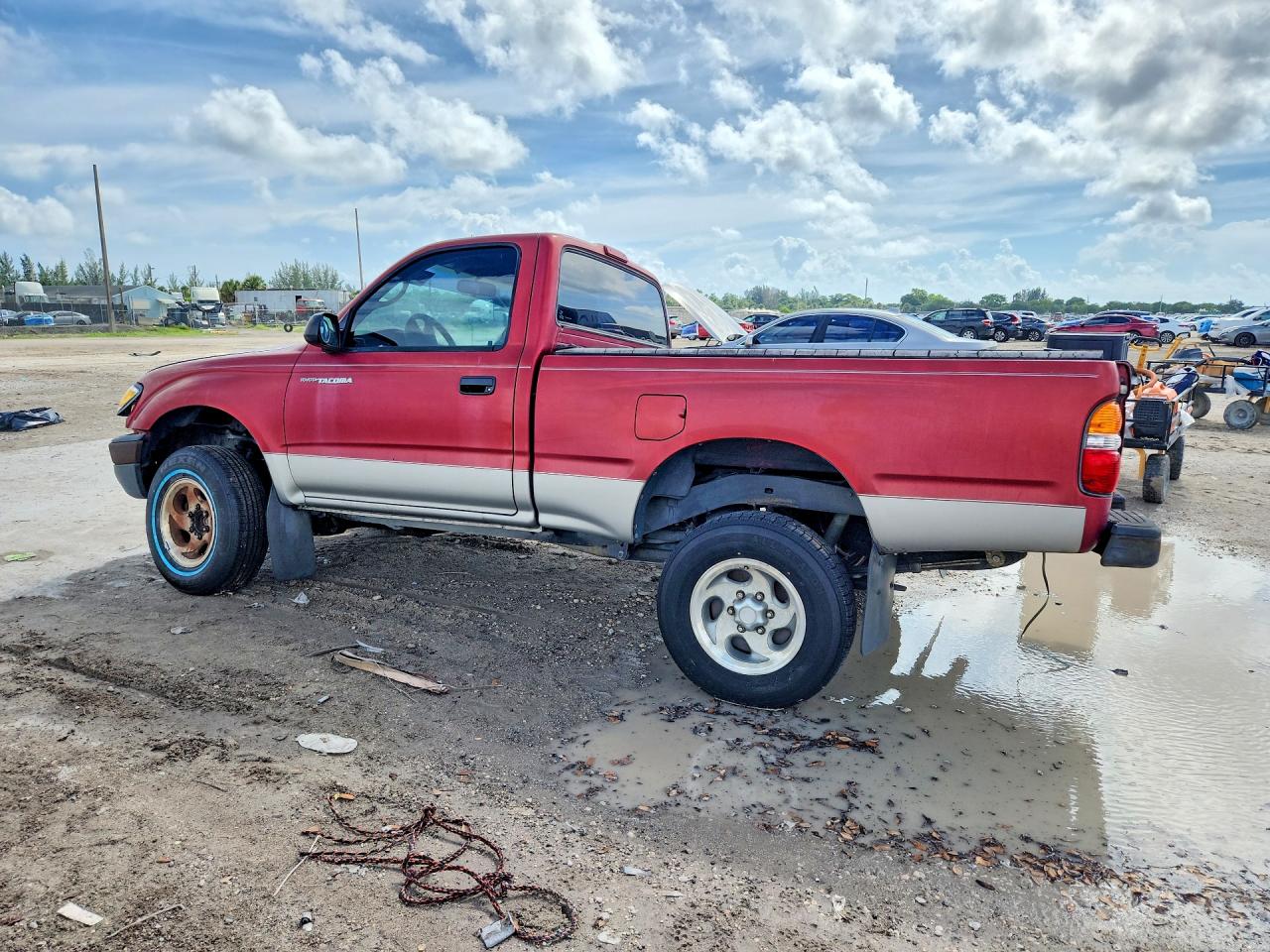 2004 Toyota Tacoma Prerunner Orange vin: 5TENM92N94Z362843