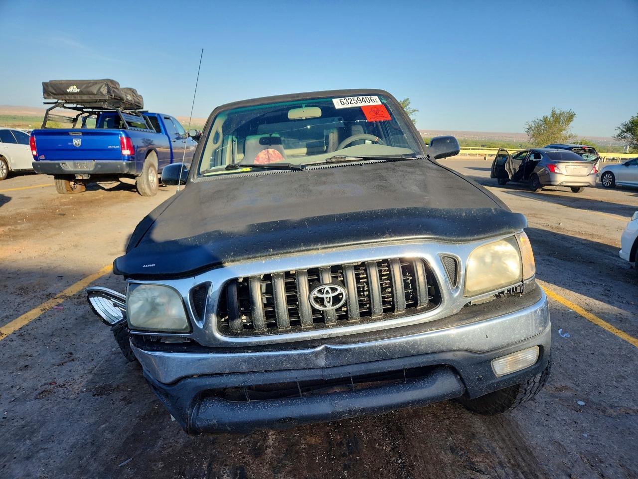 2002 Toyota Tacoma Prerunner Black vin: 5TENM92NX2Z126862