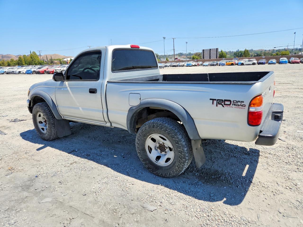 2003 Toyota Tacoma Prerunner Silver vin: 5TENM92NX3Z155764