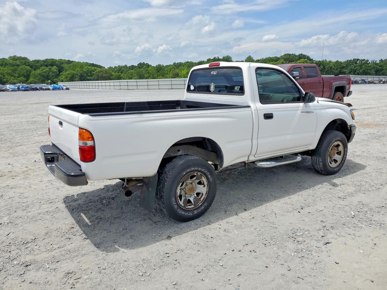 2004 Toyota Tacoma Prerunner White vin: 5TENM92NX4Z416635