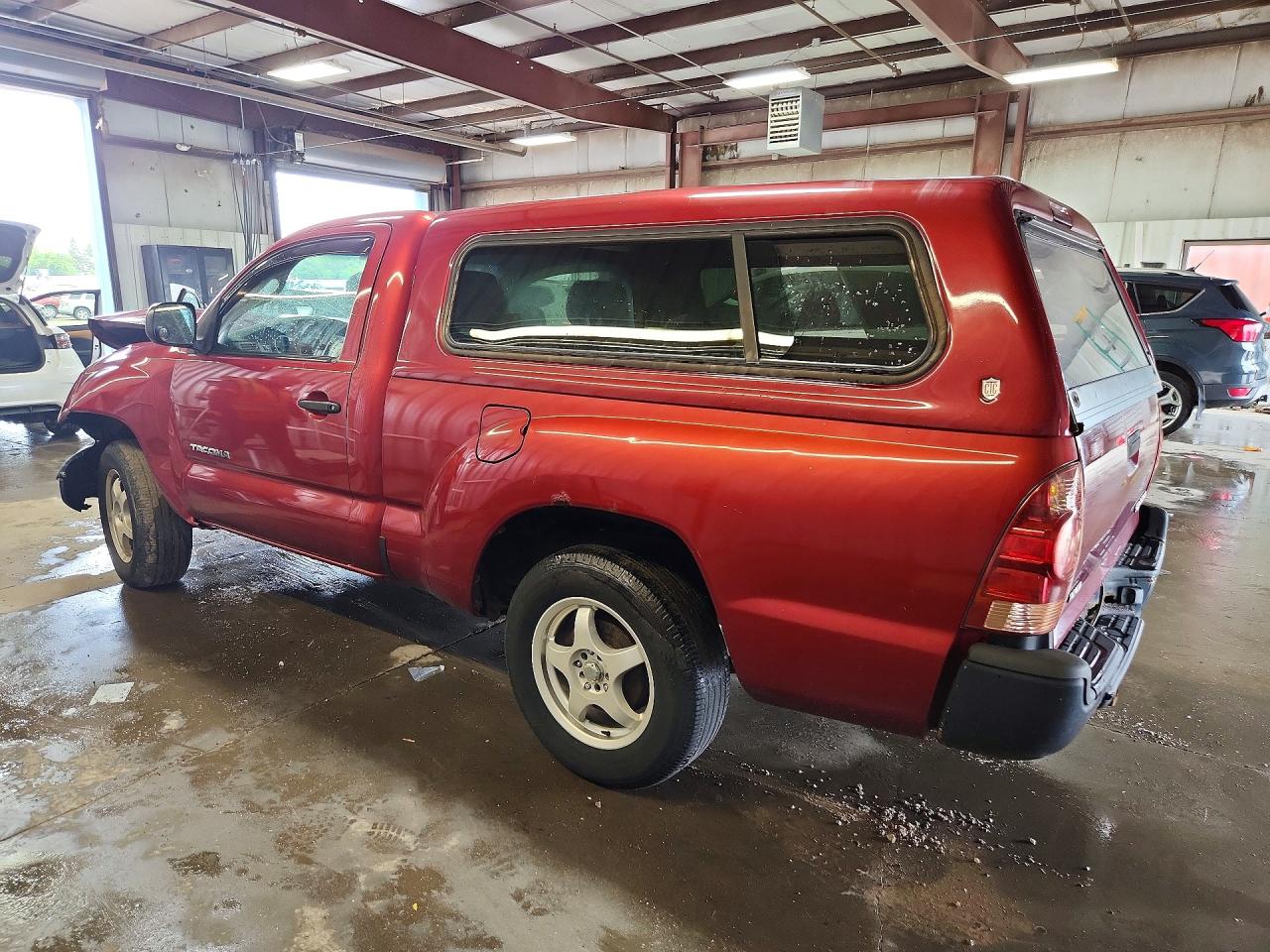 2007 Toyota Tacoma Base Red vin: 5TENX22N07Z371272