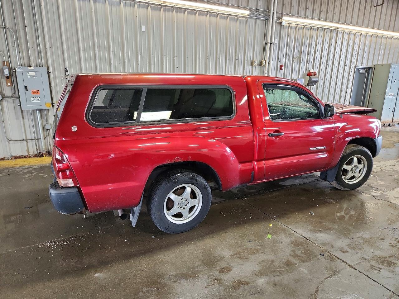 2007 Toyota Tacoma Base Red vin: 5TENX22N07Z371272