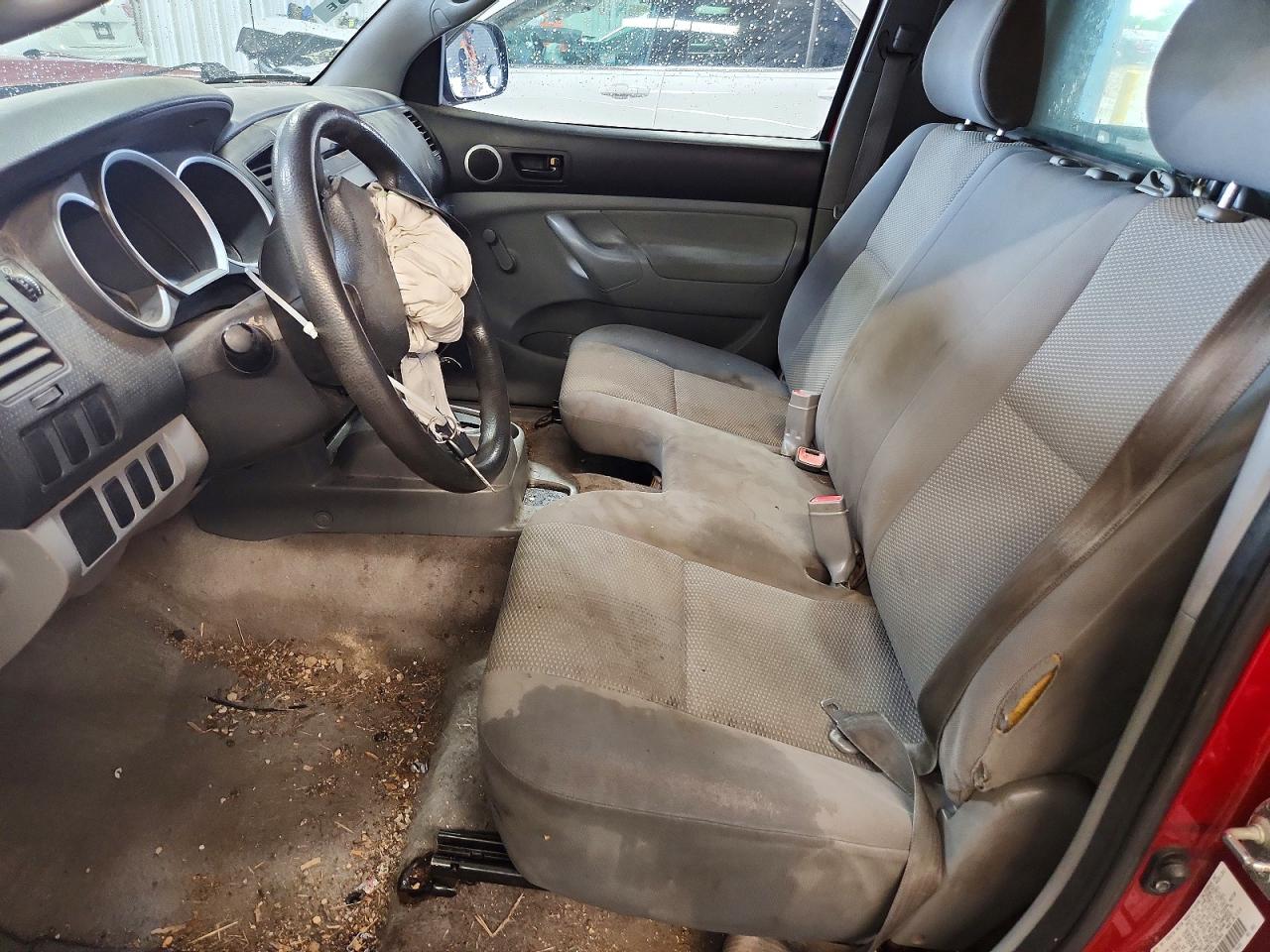 2007 Toyota Tacoma Base Red vin: 5TENX22N07Z371272