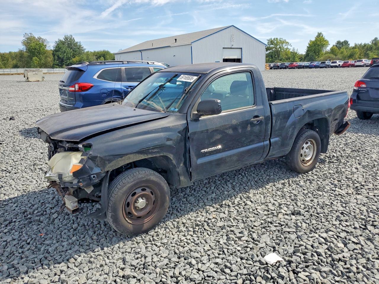 2007 Toyota Tacoma Base Black vin: 5TENX22N07Z466348        