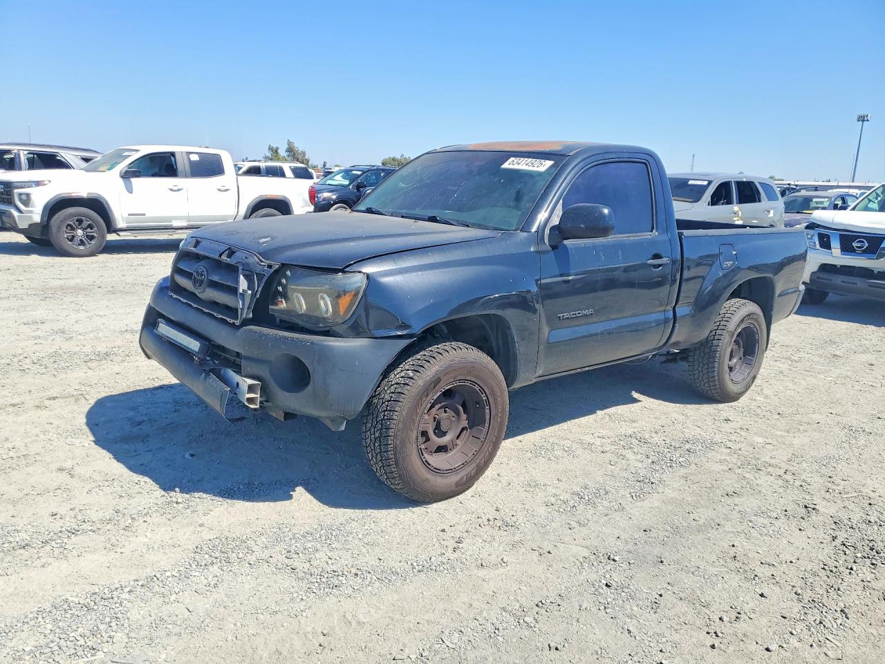2009 Toyota Tacoma Base Черный vin: 5TENX22N09Z647579