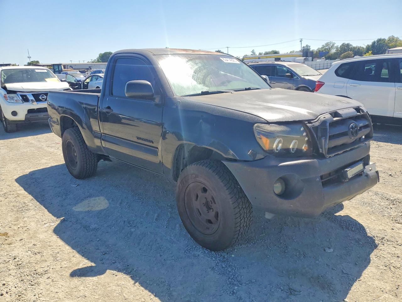 2009 Toyota Tacoma Base Черный vin: 5TENX22N09Z647579