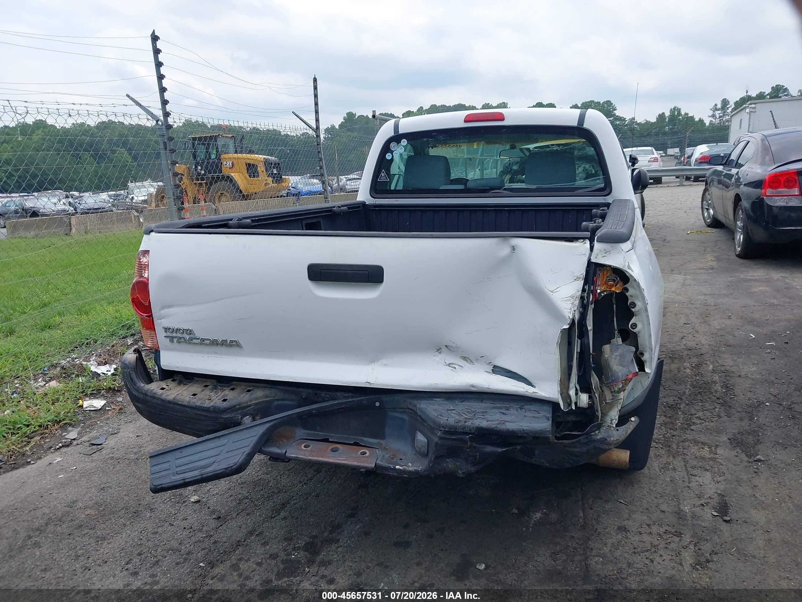 2006 Toyota Tacoma White vin: 5TENX22N16Z220763