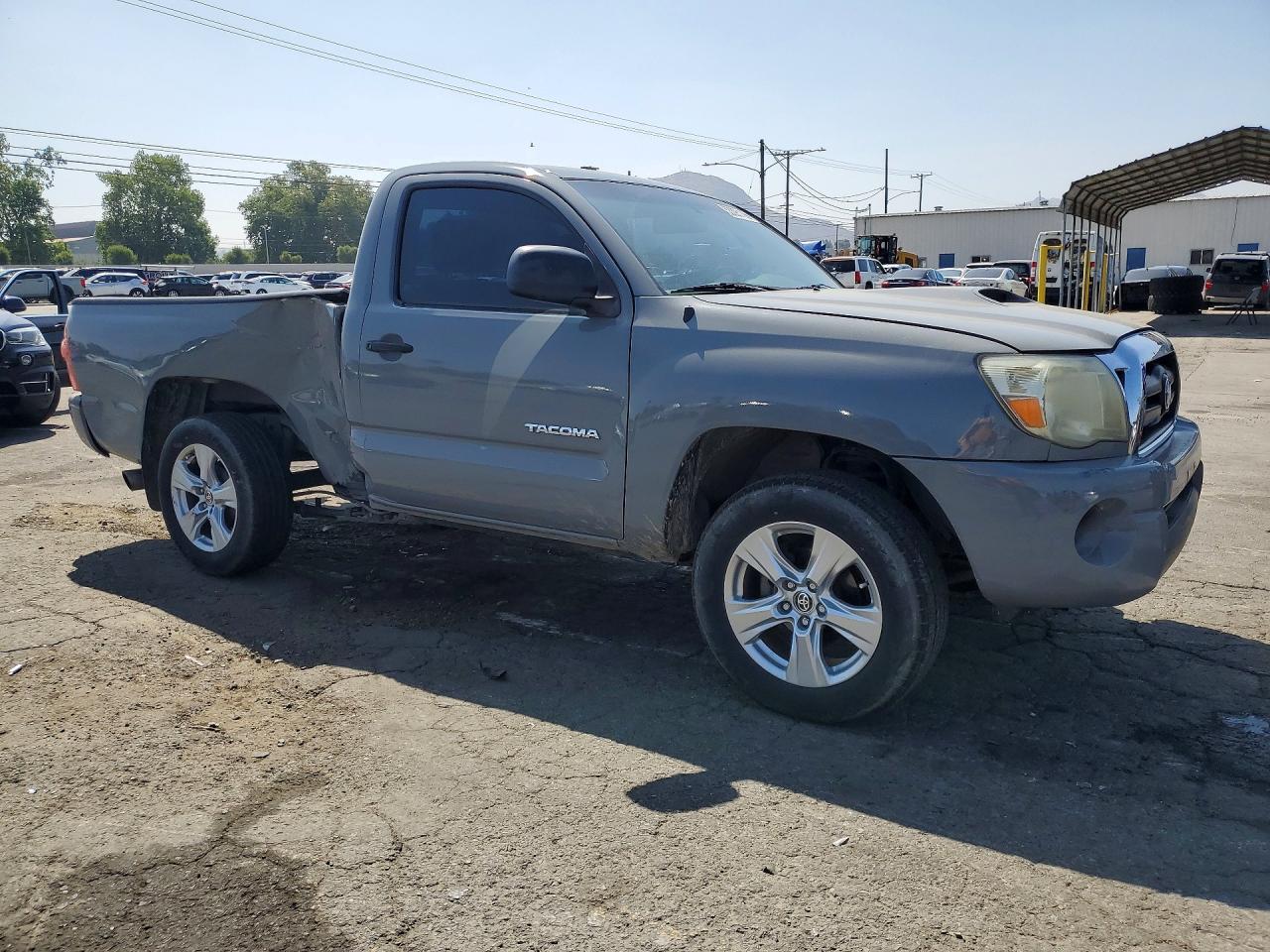 2006 Toyota Tacoma Base Silver vin: 5TENX22N16Z273494