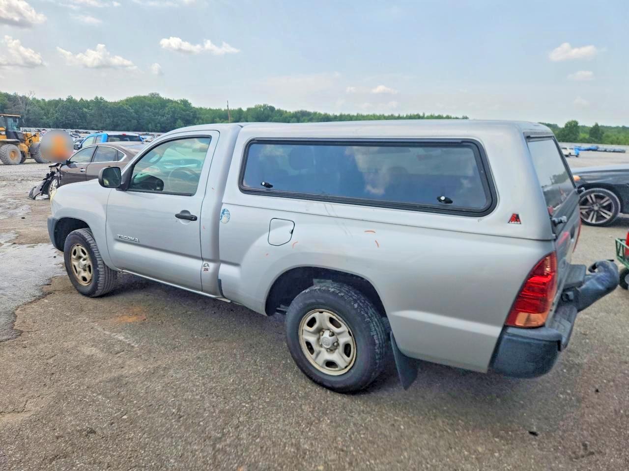 2006 Toyota Tacoma Base Silver vin: 5TENX22N16Z282003