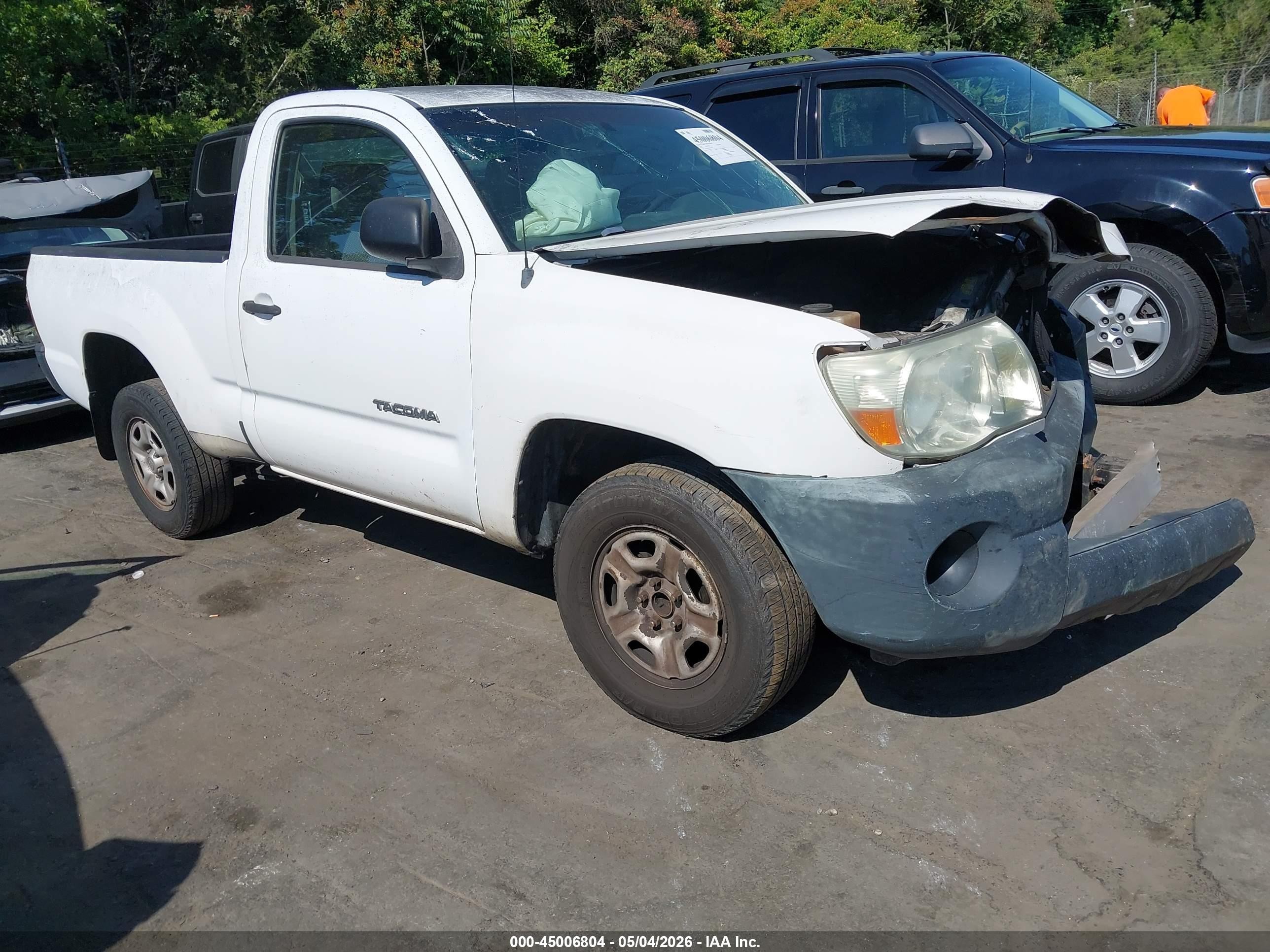 2006 Toyota Tacoma   White vin: 5TENX22N16Z317980