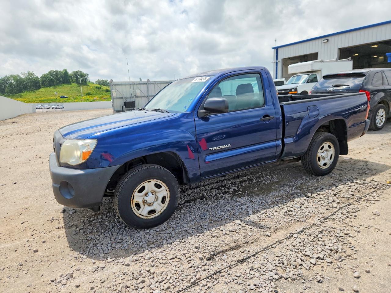 2007 Toyota Tacoma Base Blue vin: 5TENX22N17Z340113
