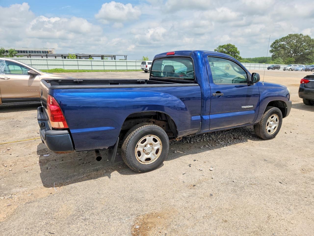 2007 Toyota Tacoma Base Blue vin: 5TENX22N17Z340113