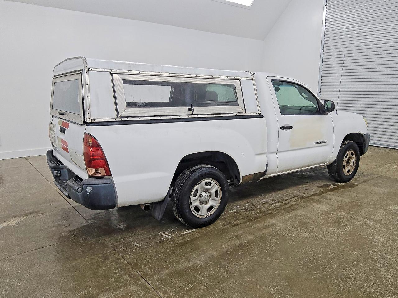 2007 Toyota Tacoma Base White vin: 5TENX22N17Z378263