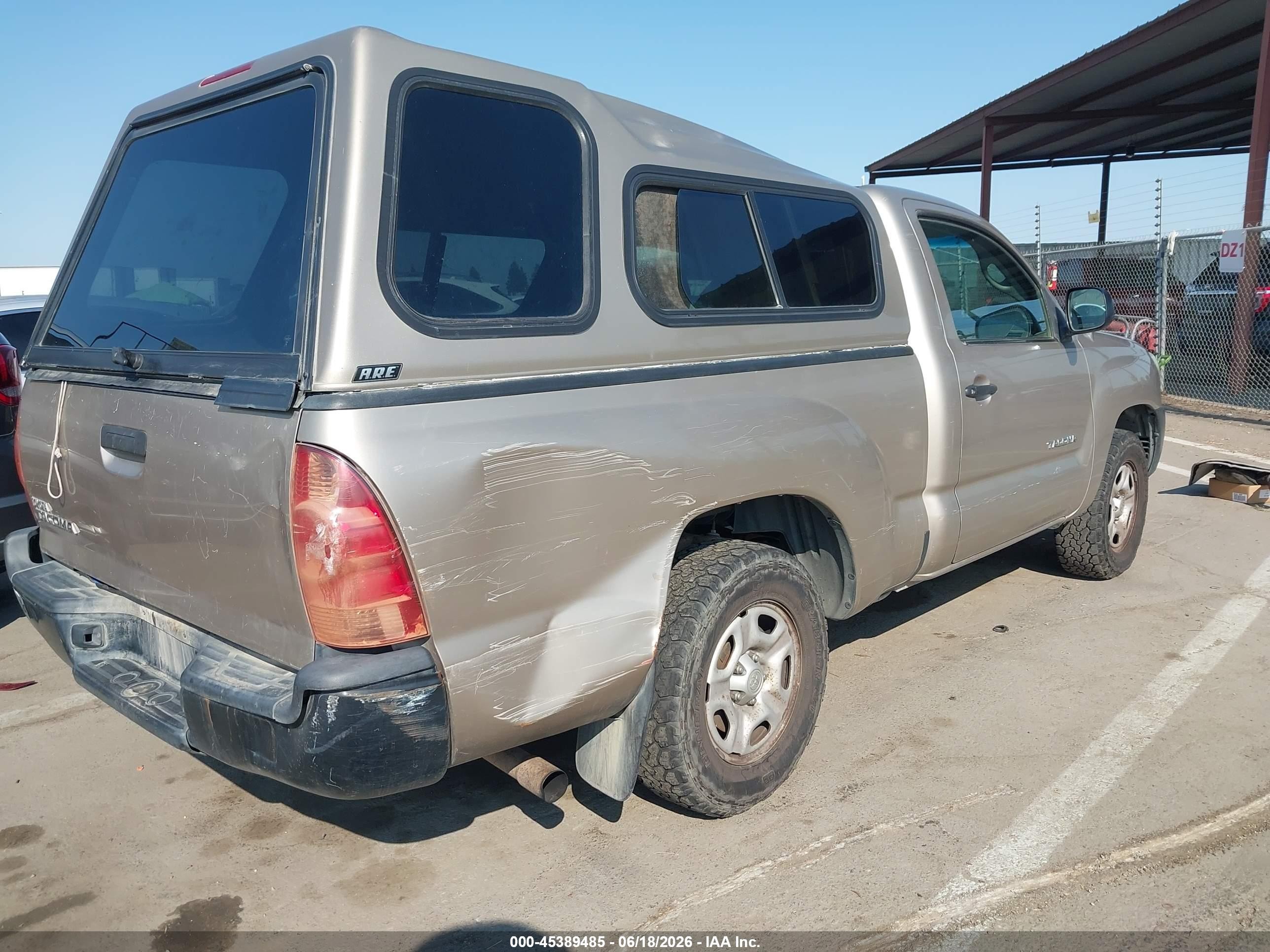 2007 Toyota Tacoma   Brown vin: 5TENX22N17Z458419