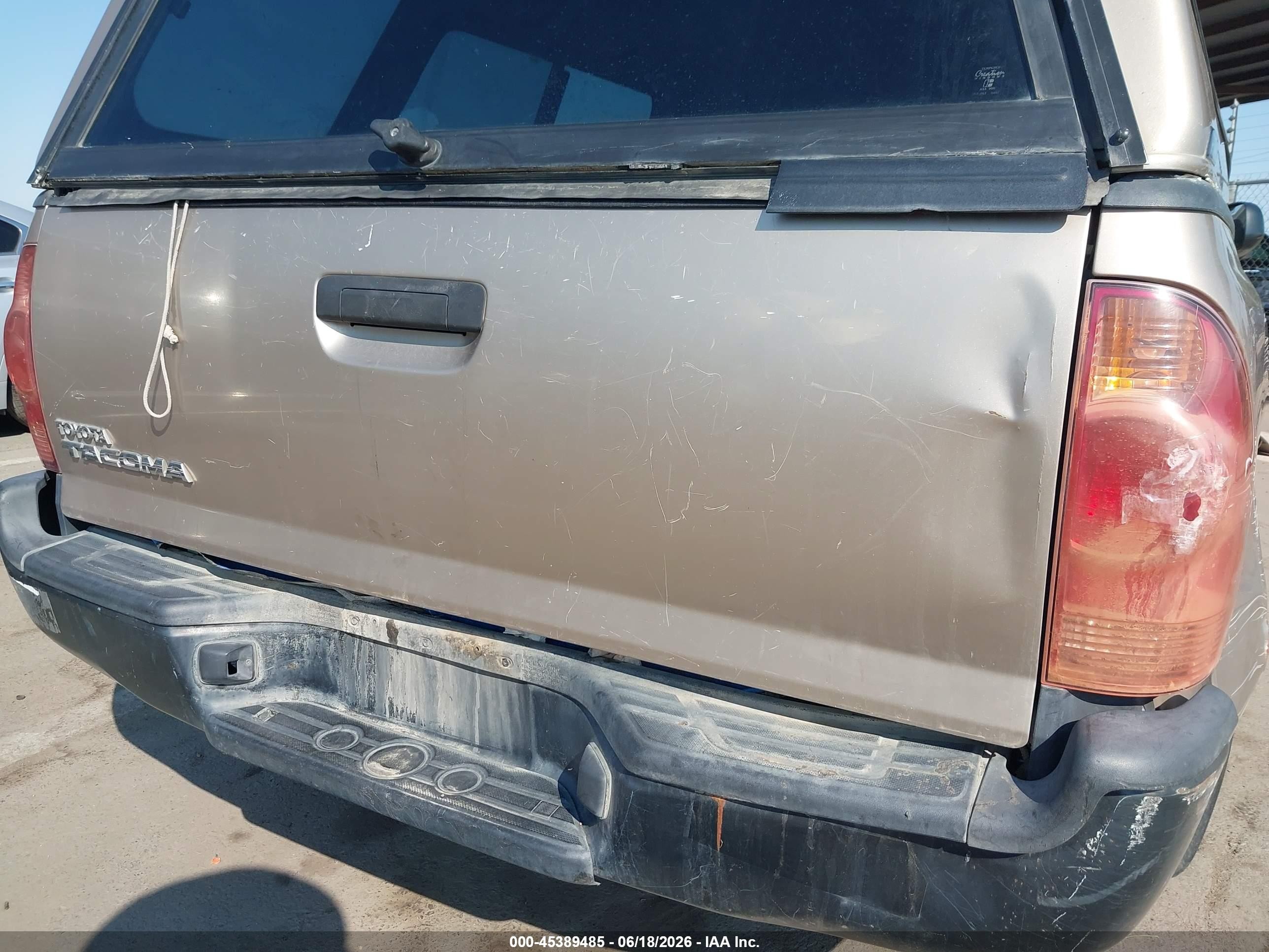 2007 Toyota Tacoma   Brown vin: 5TENX22N17Z458419