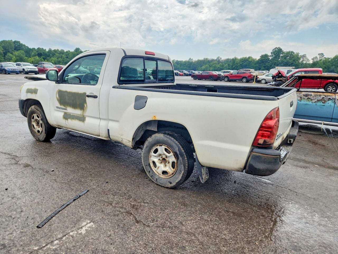 2008 Toyota Tacoma Base White vin: 5TENX22N18Z470507