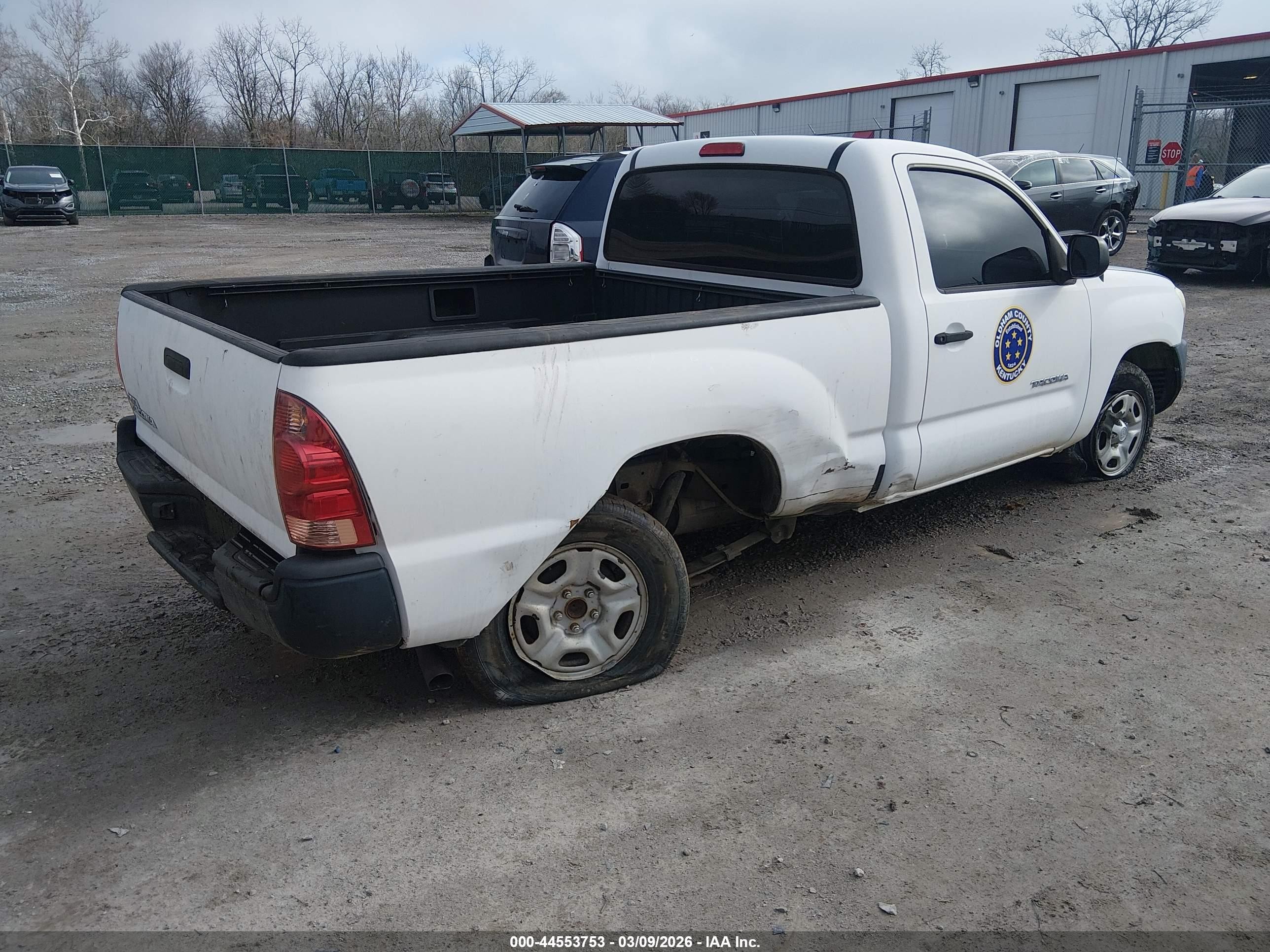 2008 Toyota Tacoma White vin: 5TENX22N18Z493236