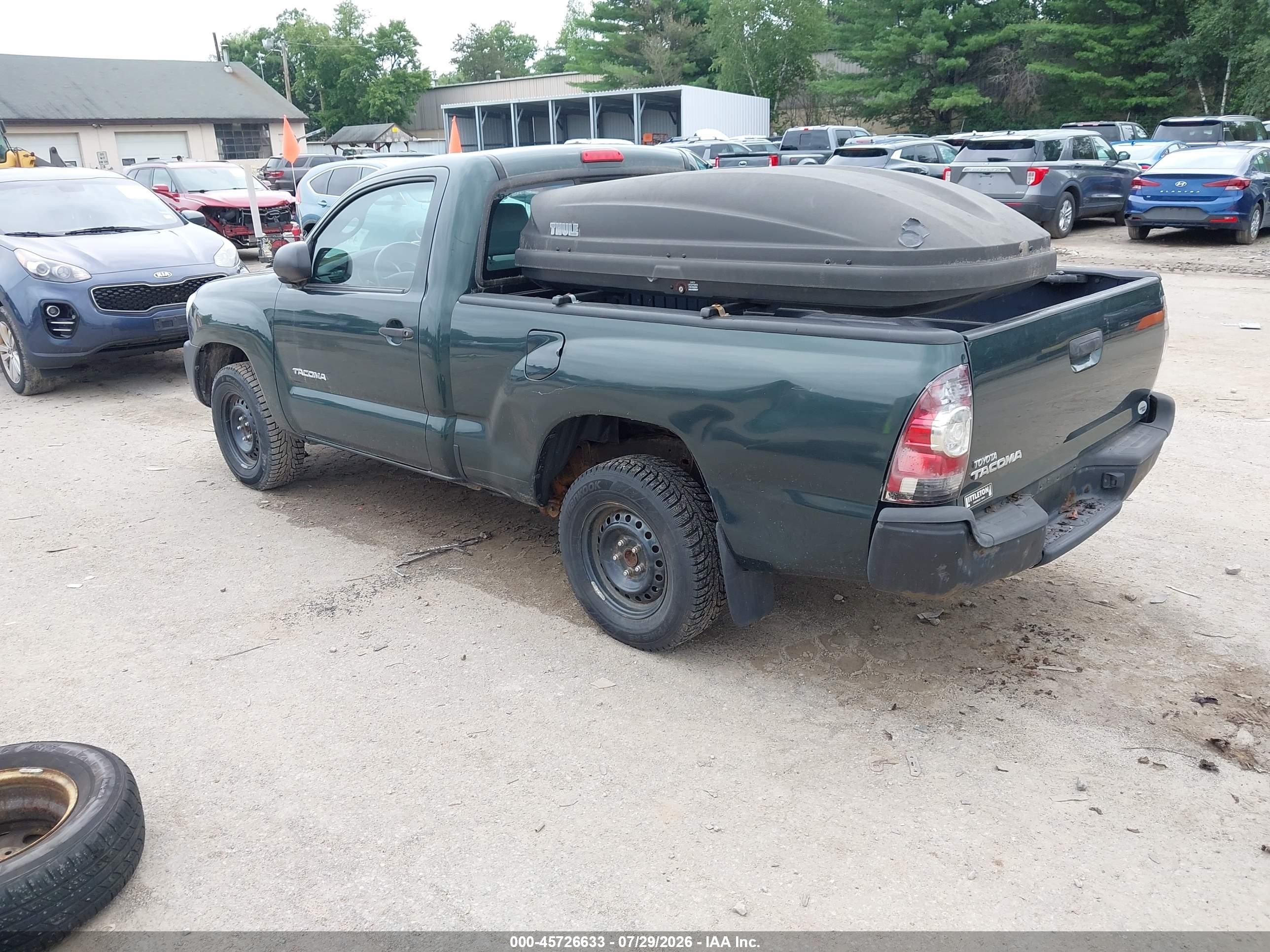 2009 Toyota Tacoma   Black vin: 5TENX22N19Z618026