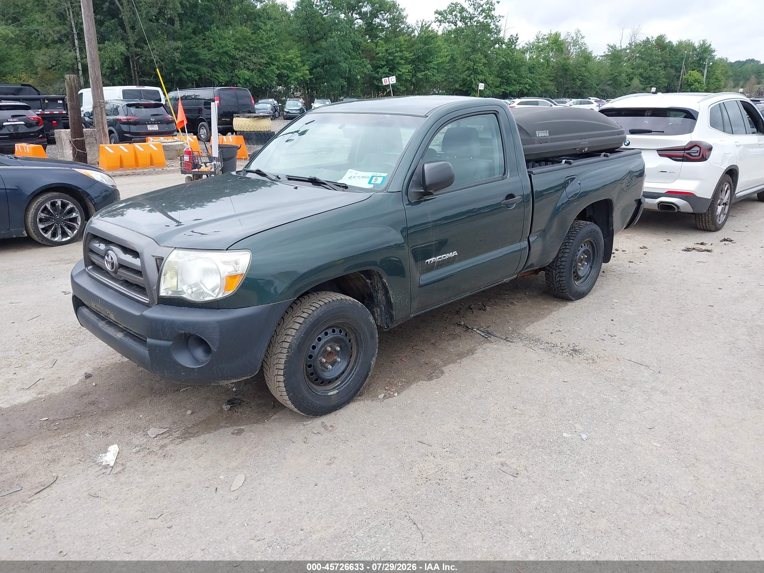 2009 Toyota Tacoma   Black vin: 5TENX22N19Z618026
